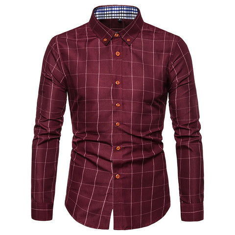 Executive Checkered Cotton Shirt