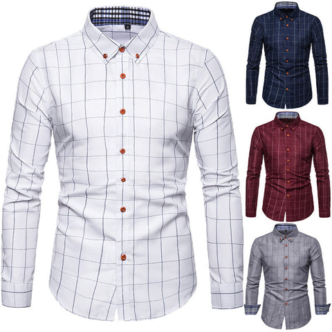 Executive Checkered Cotton Shirt