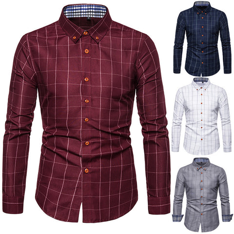 Executive Checkered Cotton Shirt