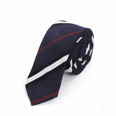 Heritage Cotton Tie – Classic Stripes with Modern Elegance