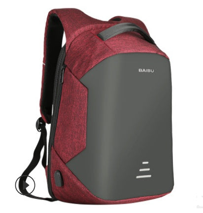 15.6" Anti-Theft Laptop Backpack with USB Charging | Waterproof Oxford