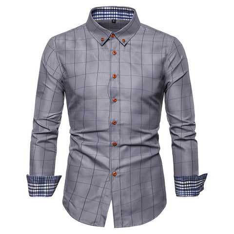 Executive Checkered Cotton Shirt