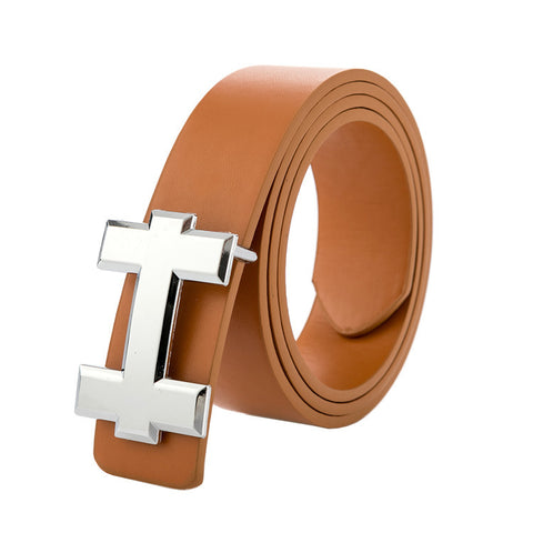 Heritage Cross Leather Belt – Timeless Elegance