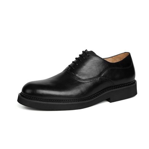 Retro Shoes Thick-soled Business Handmade Leather Shoes Men