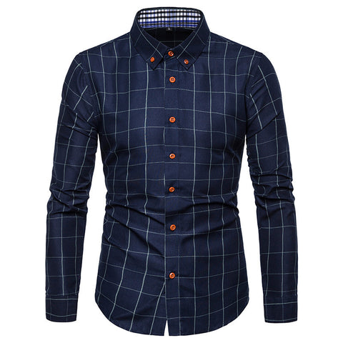 Executive Checkered Cotton Shirt