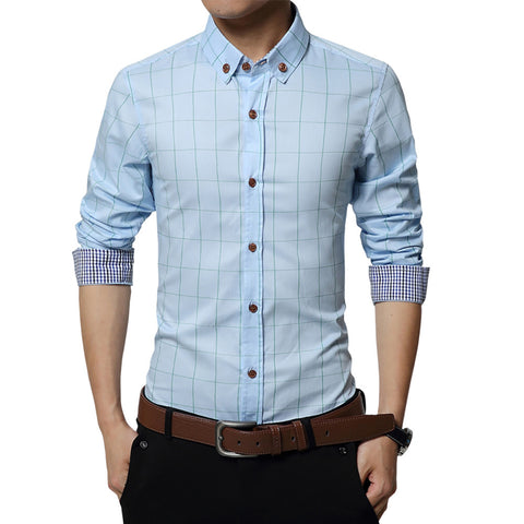 Executive Checkered Cotton Shirt