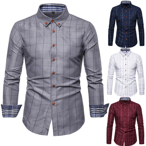 Executive Checkered Cotton Shirt