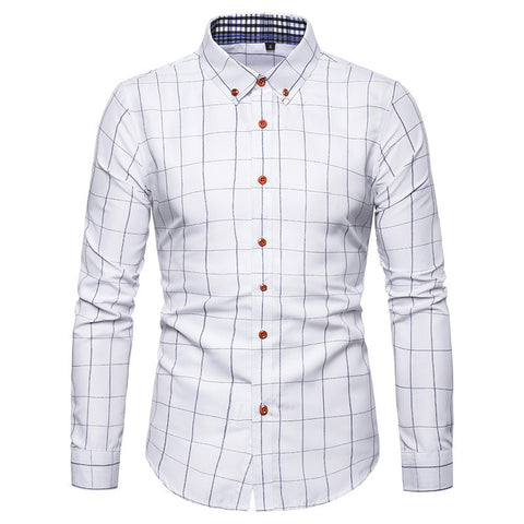 Executive Checkered Cotton Shirt