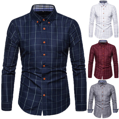 Executive Checkered Cotton Shirt