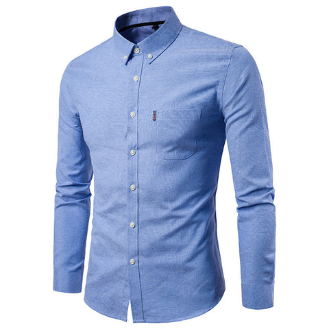 Korean Slim Fit Dress Shirt