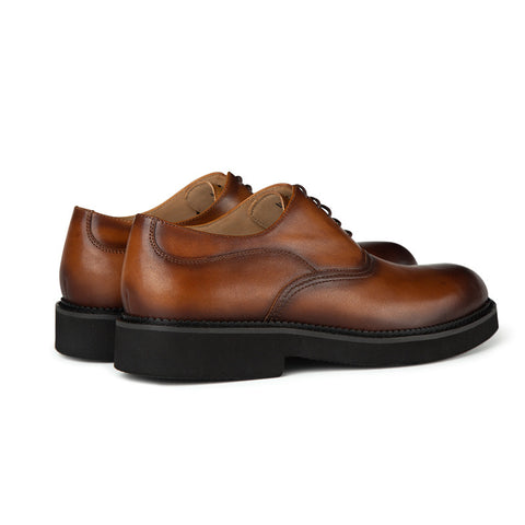 Retro Shoes Thick-soled Business Handmade Leather Shoes Men