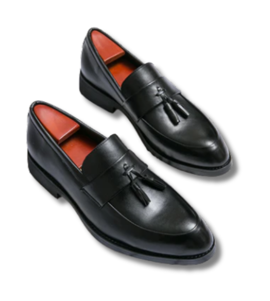 Casual Men Loafers Classic Tassel Men Leather Shoes Wedding Men Dress
