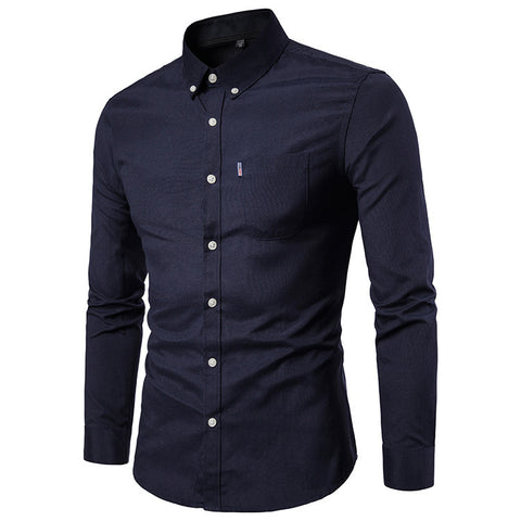 Korean Slim Fit Dress Shirt