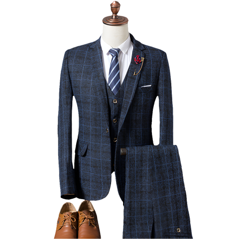 Timeless Elegance 3-Piece Suit Set Crafted