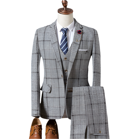 Timeless Elegance 3-Piece Suit Set Crafted