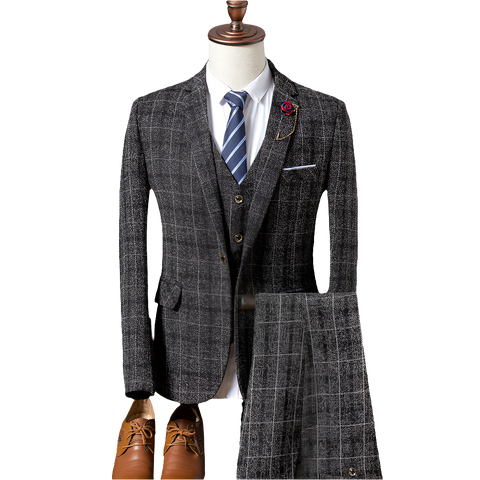 Timeless Elegance 3-Piece Suit Set Crafted