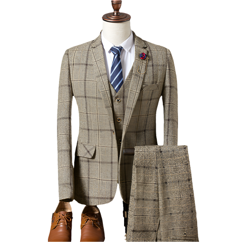 Timeless Elegance 3-Piece Suit Set Crafted